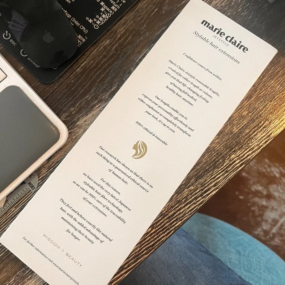 NEW - Marie Claire Jetstyle Stylable Hair Extensions IOB